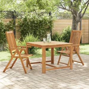 vidaXL Gartenstühle 2 Stk Klappbar Akazie Massivholz Braun 41820