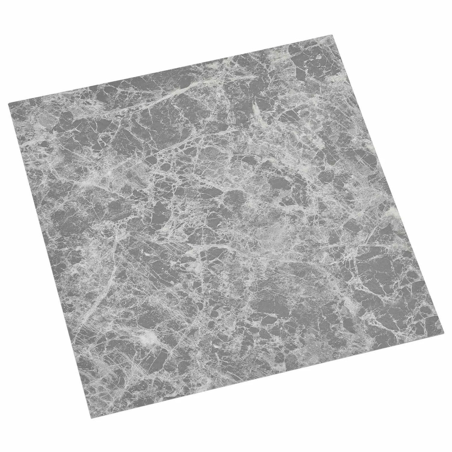 vidaXL Bodenplanken 55 Stk Betongrau 5,11 m² PVC 42046345