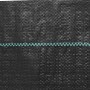 vidaXL Unkrautvlies Schwarz 2x50 m PP 4005195_5