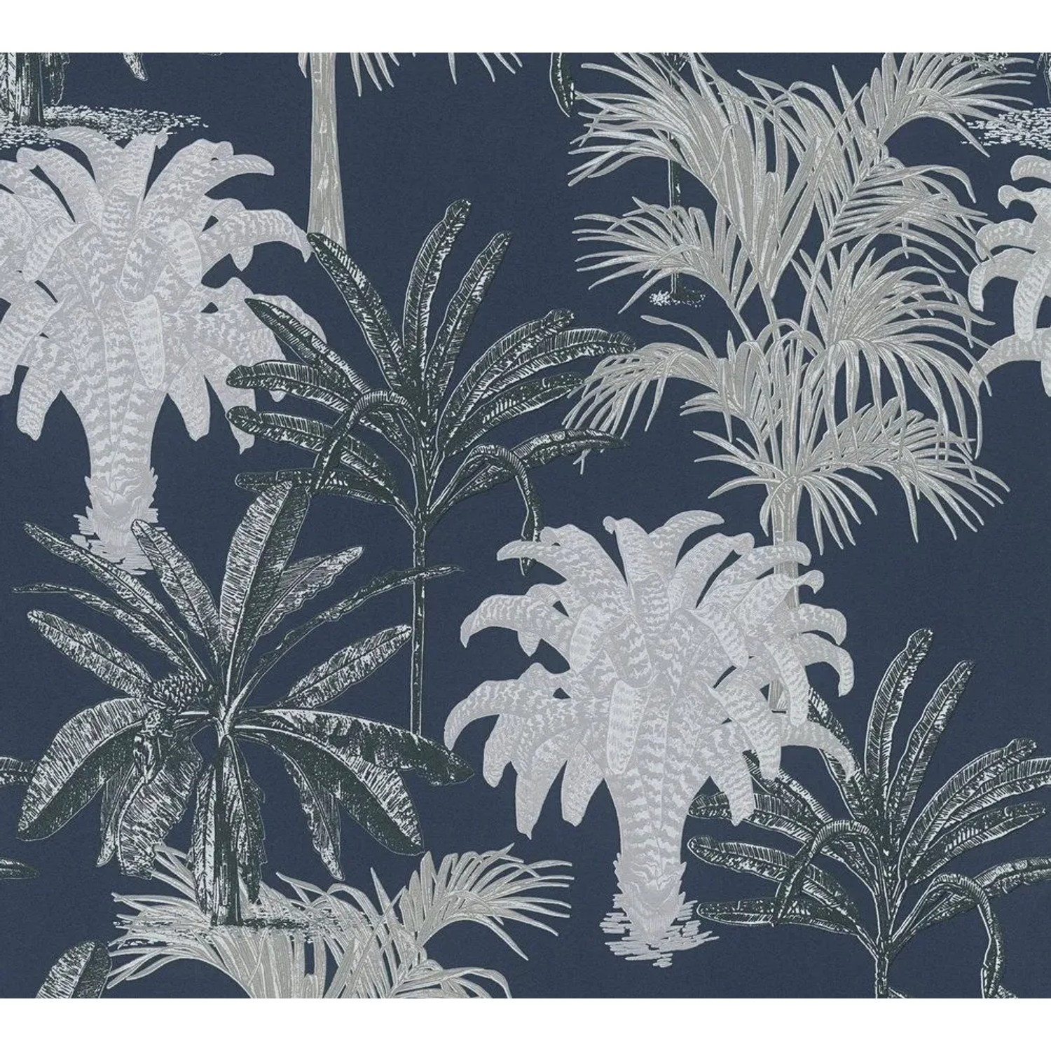 Tadessi Tapete Floral M1-No.1620 Vliestapete in Grau