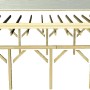 Karibu Einzelcarport Classic aus Holz, kesseldruckimprägniert, 273x586cm, mit PVC Dachplatten.