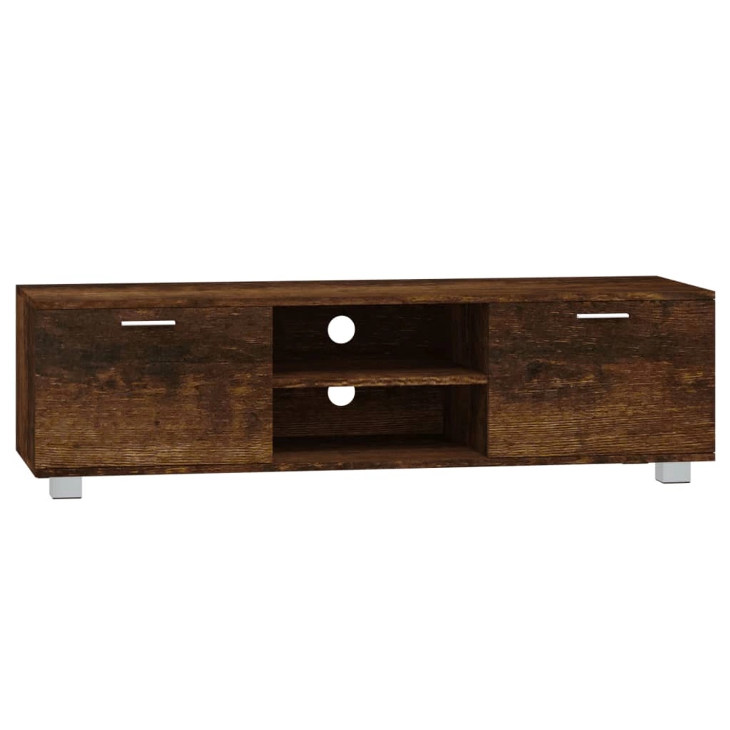 vidaXL TV-Schrank Räuchereiche 140x40,5x35 cm Holzwerkstoff 342626 günstig online kaufen