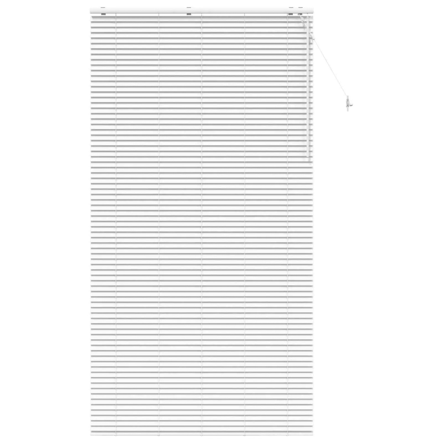 vidaXL Venezianische Jalousie Weiß 135 x 250 cm 35 mm 42015448