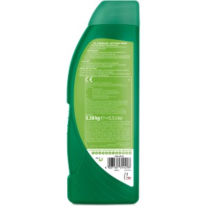 Grüne Flasche GROW by OBI Grünpflanzen- und Palmen-Dünger, 500 ml.
