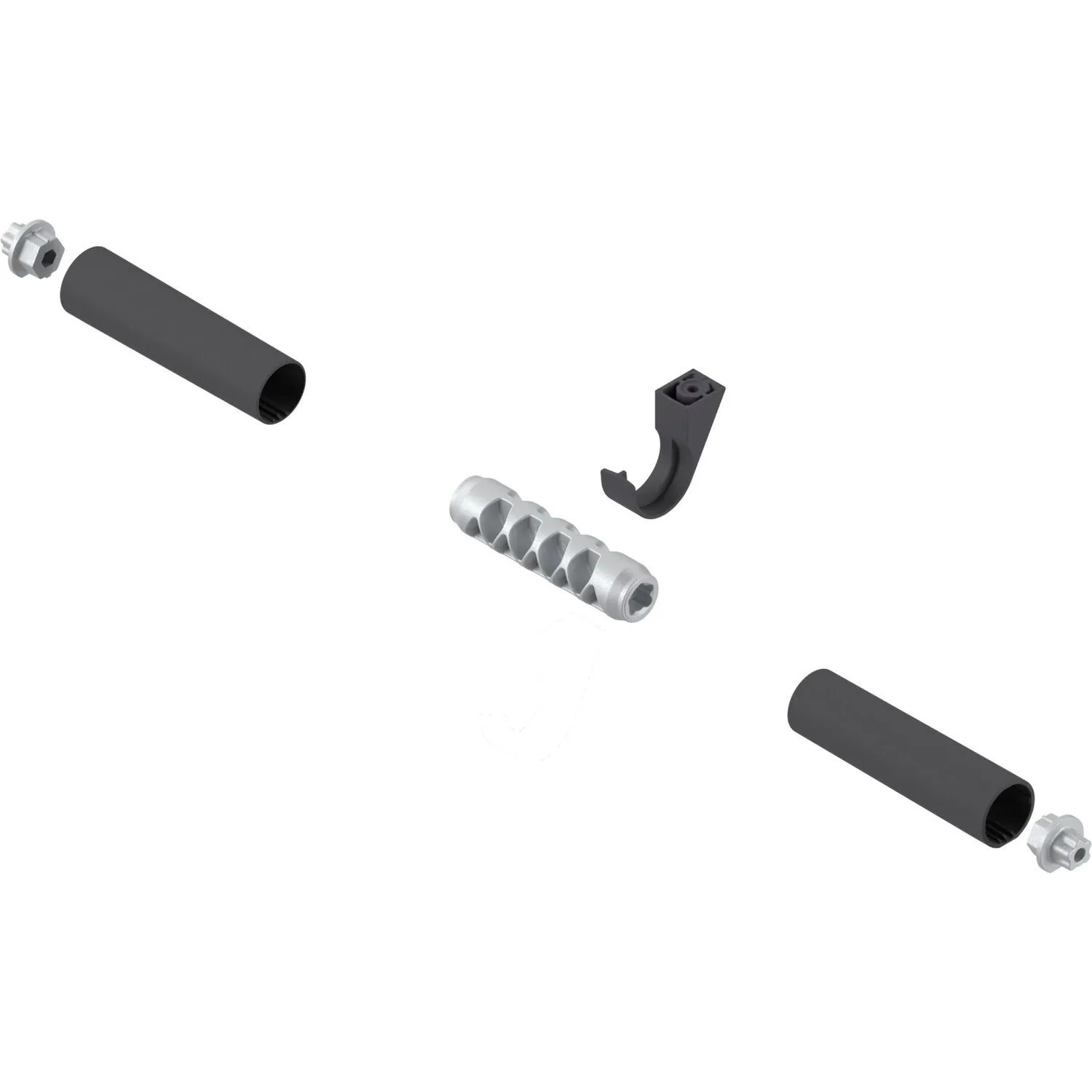Blum Verbindungsstück-Set Aventos Hl top für Querstabilisierungsstange Rund