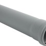 Marley HT-Rohr DN 90, 250 mm mit Steckmuffe, grau, für Abwasserleitungen.