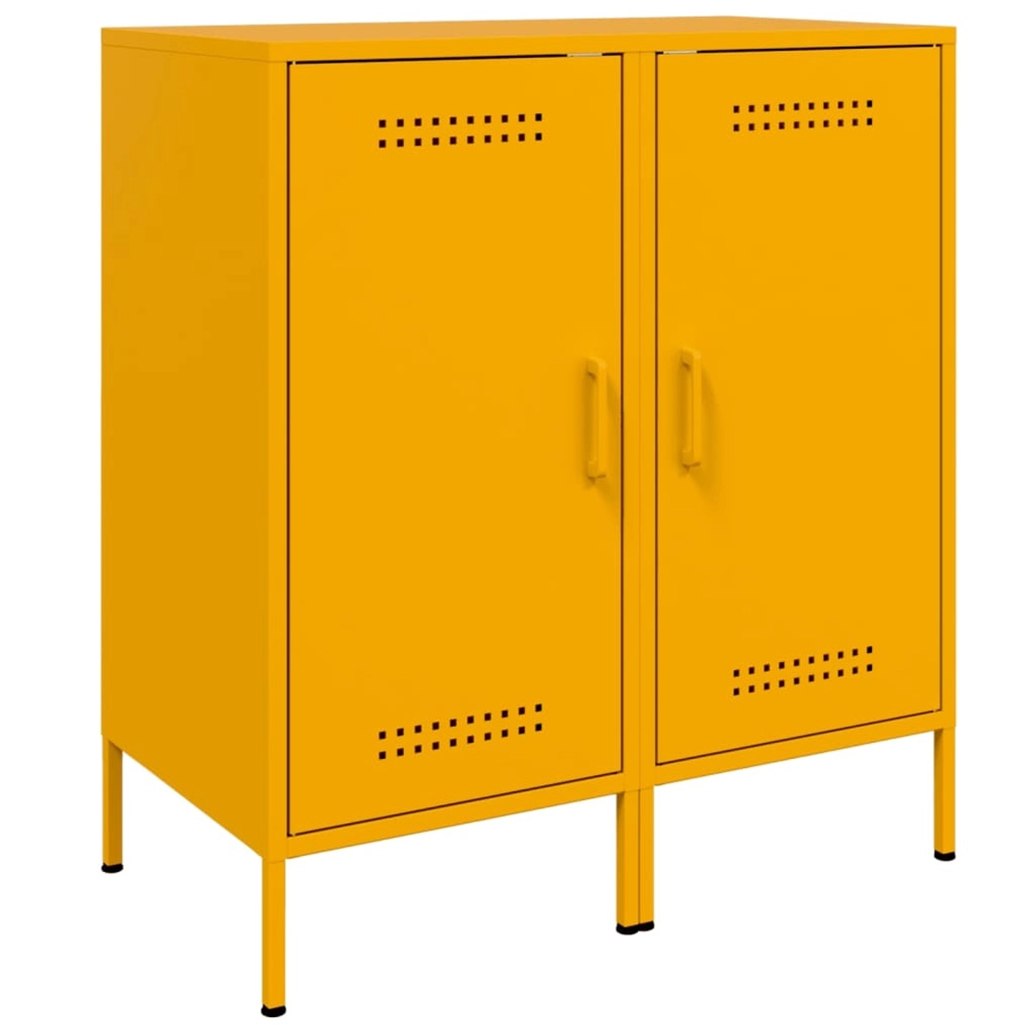 vidaXL Sideboards 2 Stk Senfgelb 36x39x79 cm Stahl 843019 günstig online kaufen
