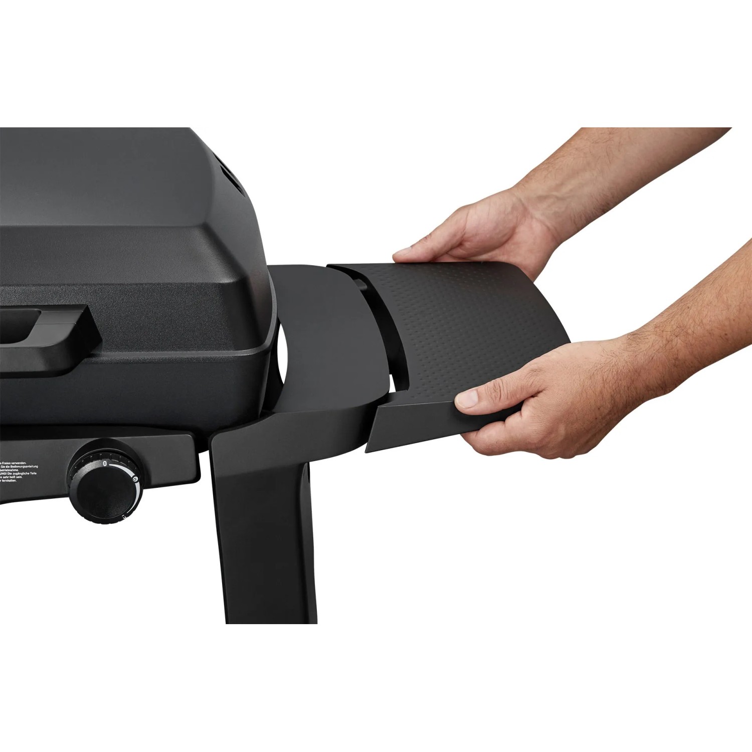 Enders Urban II Gasgrill mit abnehmbarer Seitenablage in Schwarz.