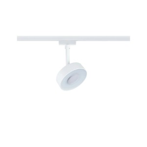 Paulmann URail Schienenspot Circle, signalweiß. Dimmbare LED-Leuchte für LED-Schienensysteme.