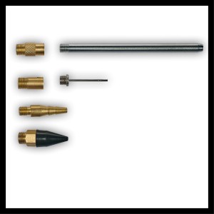 Einhell Ausblaspistolen-Set, 7-teilig: Zubehör für Kompressoren mit Düsen und Adaptern.