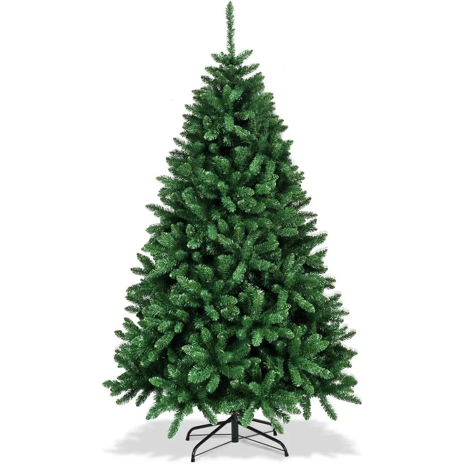 Costway Künstlicher Weihnachtsbaum mit Metallständer 180 cm