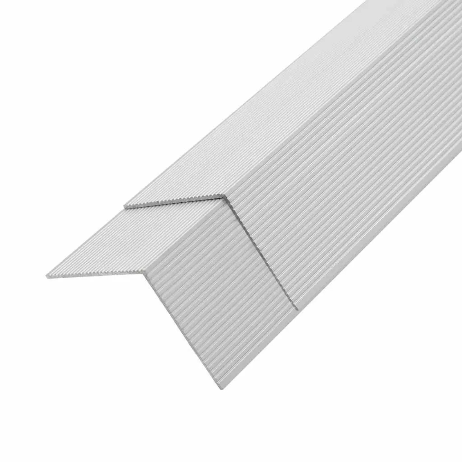 vidaXL 5 Stk Verkleidungswinkel Verkleidungen Aluminium 170 cm Silber 45017