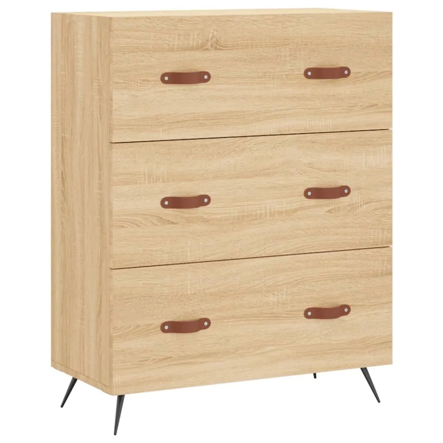 vidaXL Kommode Sonoma-Eiche 69,5x34x90 cm Holzwerkstoff 827823