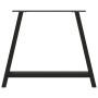 Schwarze vidaXL Esstischbeine in A-Form, 2er Set, aus Stahl (90x72 cm) für DIY Möbel.