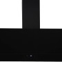 Respekta kopffreie Schräghaube CH-66038-90SAM, 90 cm, schwarz. Dunstabzugshaube mit LED-Beleuchtung.