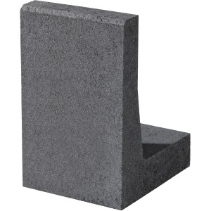 Kann Winkelstein Vero Graphit, 30x25x40 cm, für Beet- und Gelände-Einfassungen.