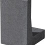 Kann Winkelstein Vero Graphit, 30x25x40 cm, für Beet- und Gelände-Einfassungen.