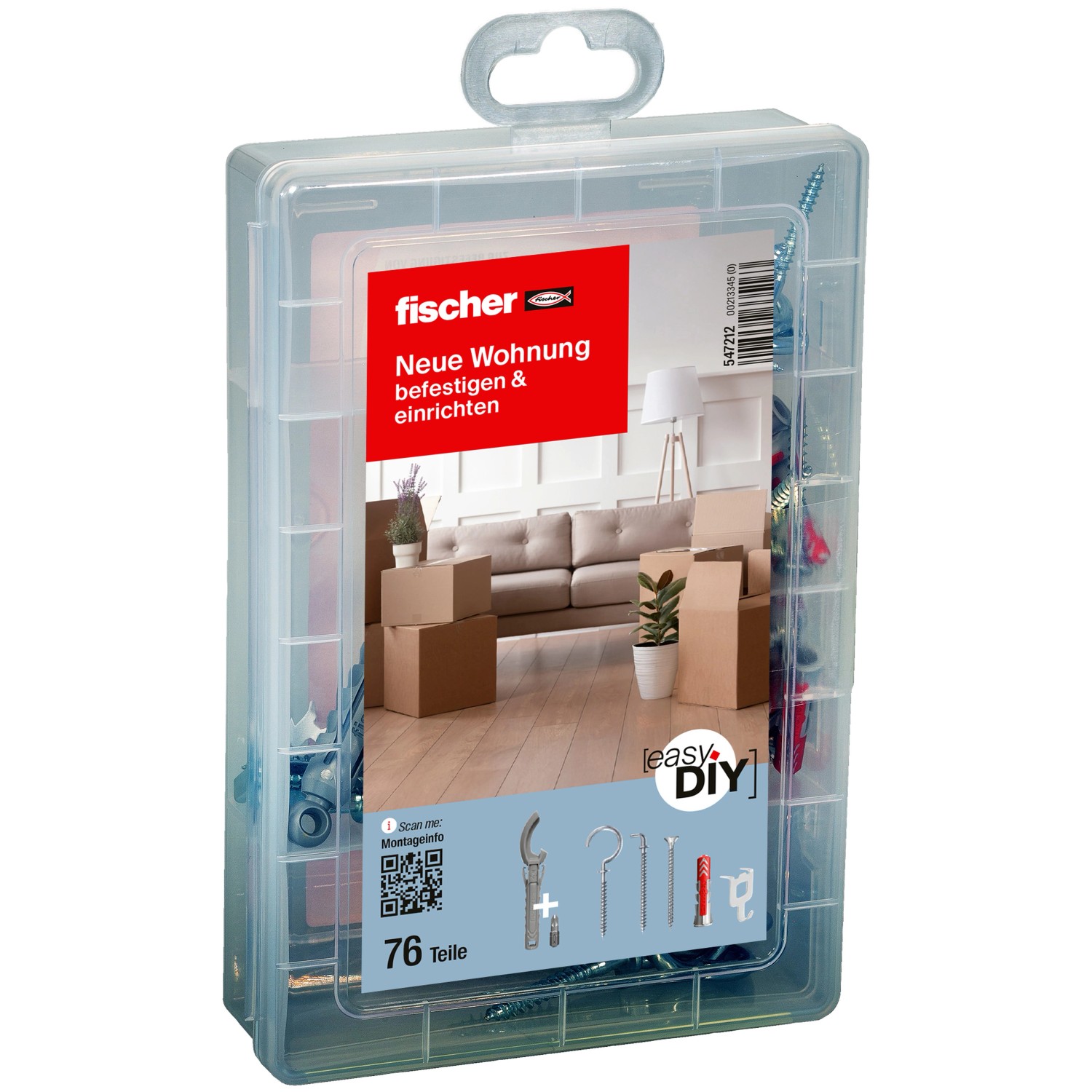 Fischer EasyDIY Box Neue Wohnung (76 Teile)
