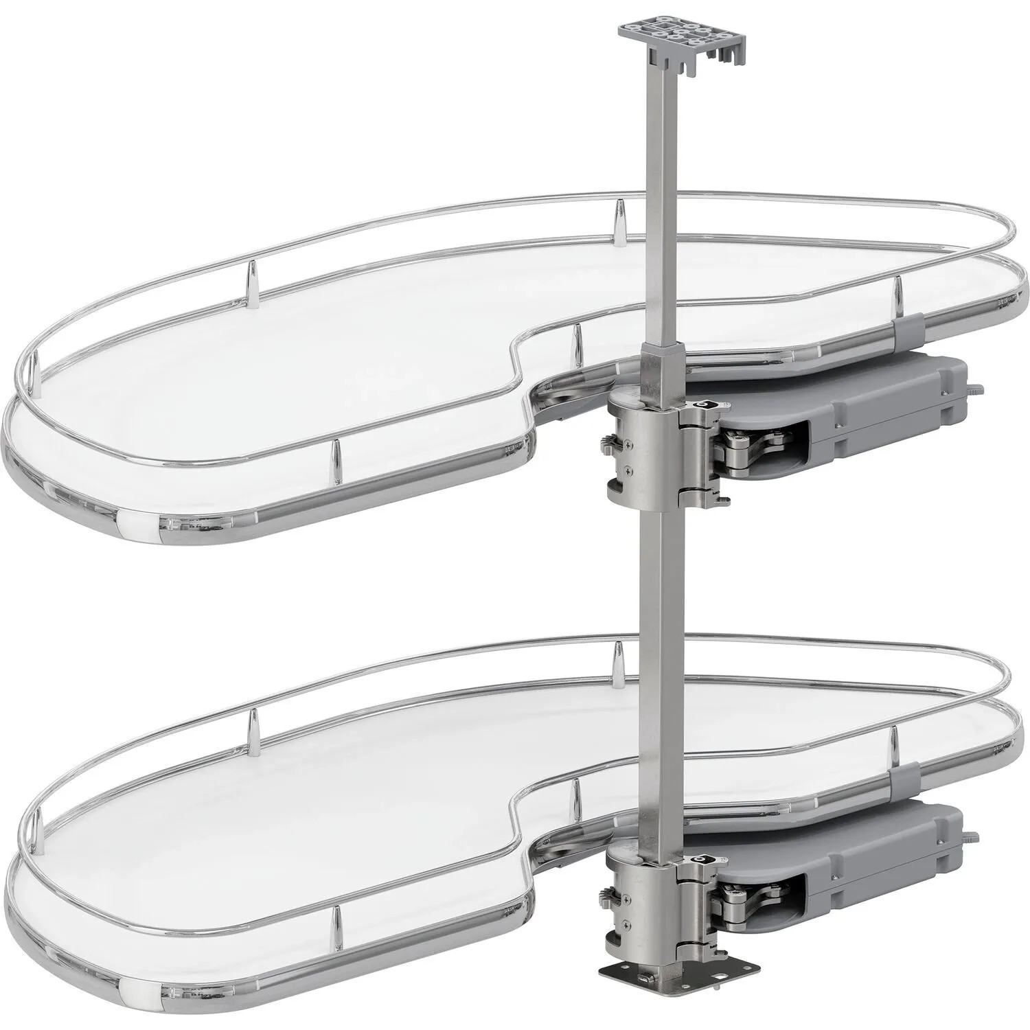 Vauth-Sagel Eckschrankauszug Cornerstone Maxx Planero Korpusbreite 1.000 mm Links Weiß Chrom