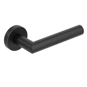 Novadoors Türgriff Nova Mio, rosettenlos, schwarz, für Innentüren.