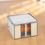 Wenko Vakuum Soft Box S, weiße Textilbox mit Vakuum-Tasche zur platzsparenden Aufbewahrung.