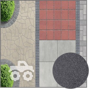 Terralith 2k Pflasterfugenmörtel Extrem 26,5 kg Anthrazit Basalt