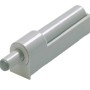 Hettich Türdämpfer, grau, 4er-Set. Universal-Möbelbeschläge zum Aufschrauben für leises Schließen.