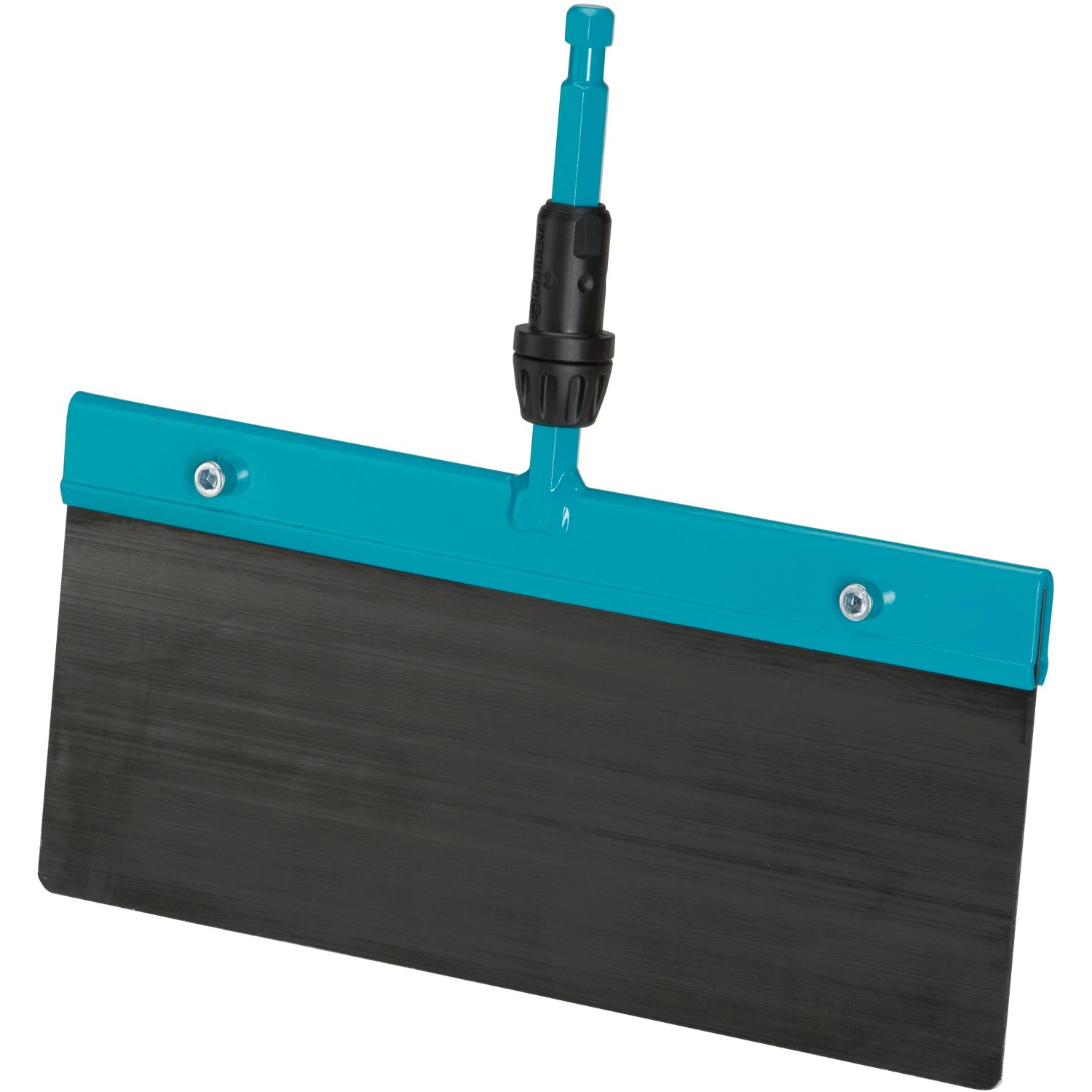 Gardena combisystem Stoßscharre 30 cm zum Entfernen von Eis und Schmutz, mit blauem Halter.