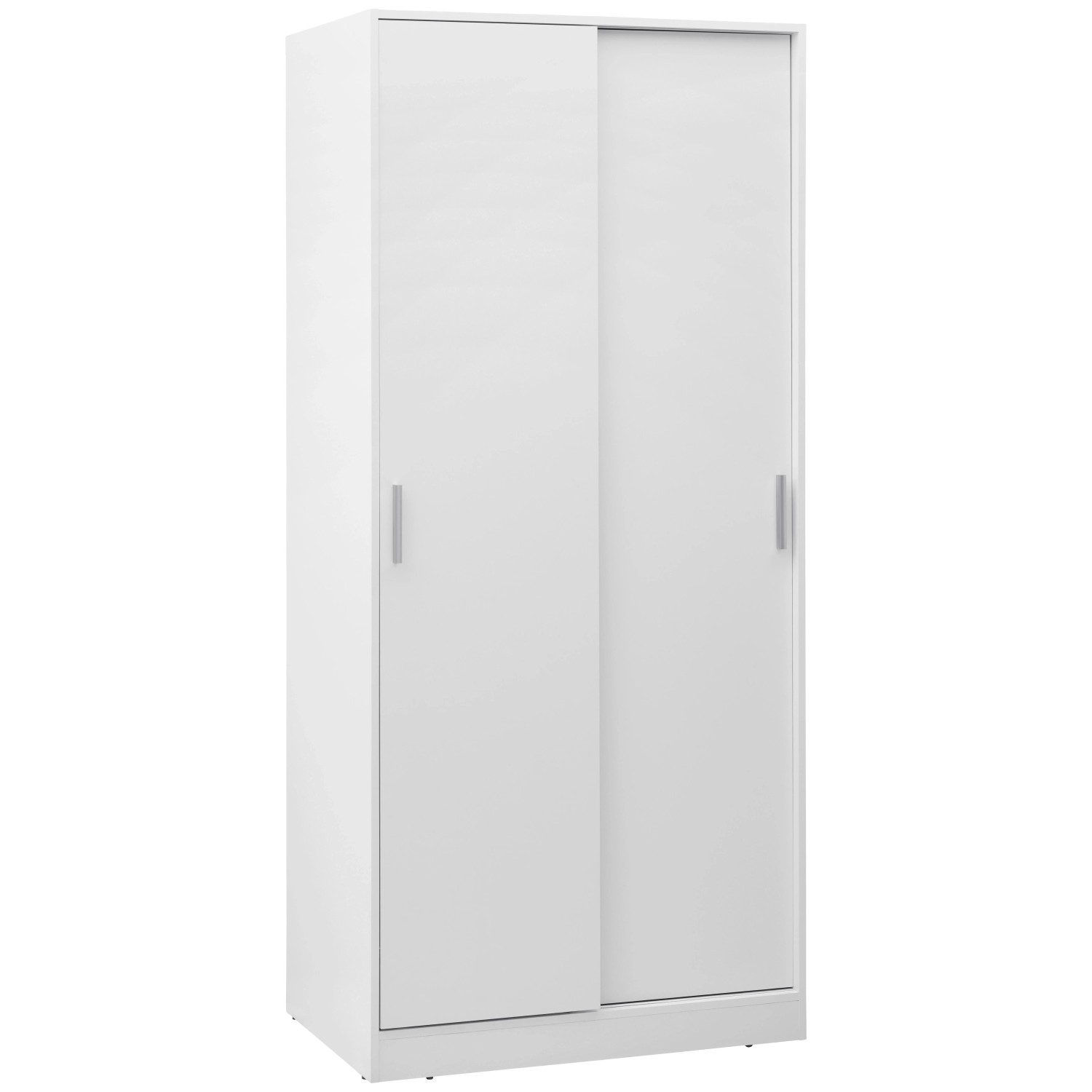 Based Schiebetürenschrank in Weiß ca. 90x205x60cm