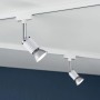 Weißer Paulmann URail Spot Pure II für Schienensystem, ohne Leuchtmittel.