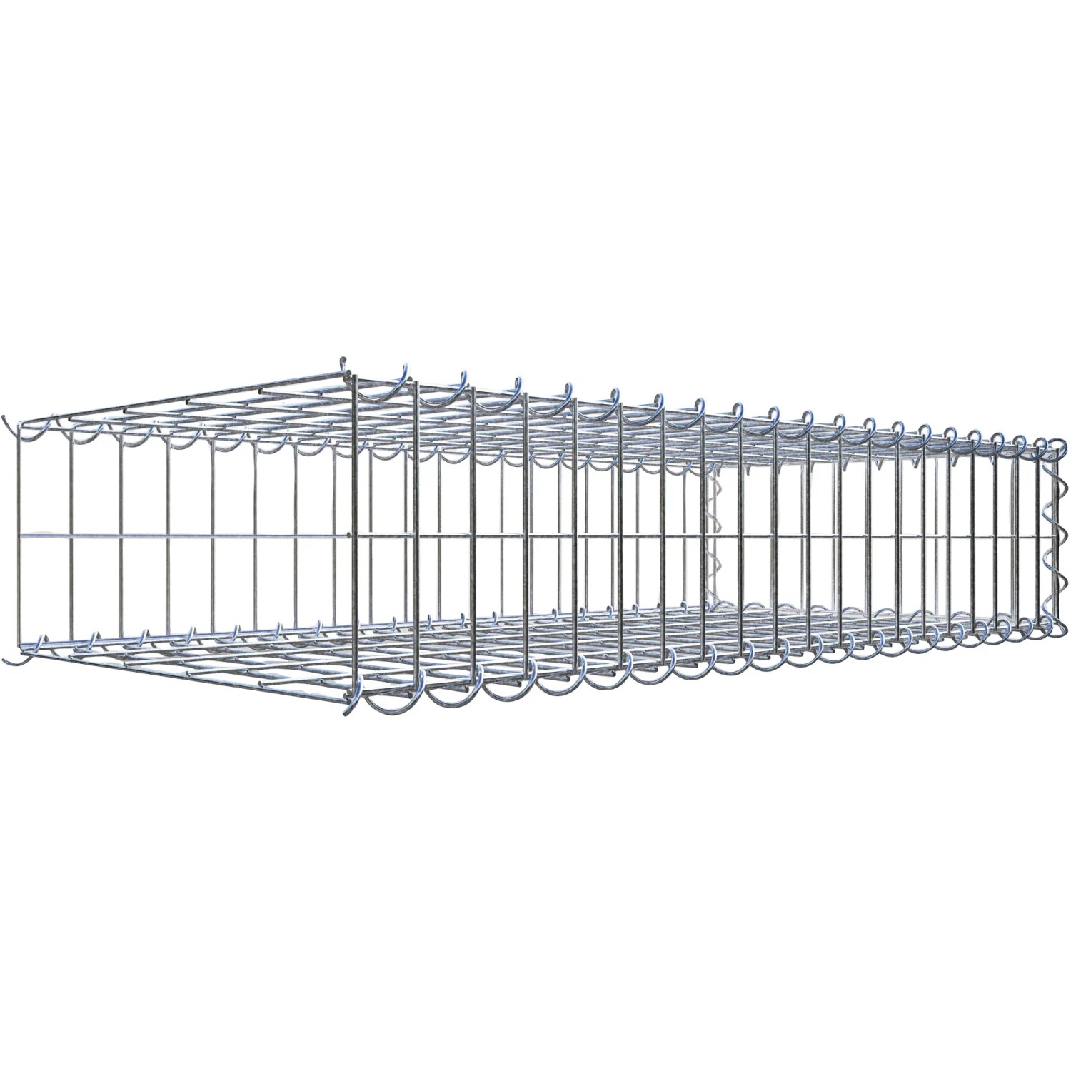 Gabiona Gabione-Anbaukorb Typ 2 20 x 100 x 50 cm Maschenw 5 x 10 cm