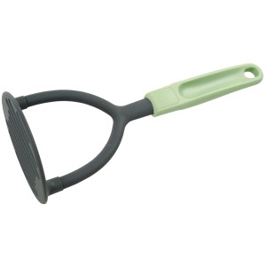 Fackelmann Kartoffelstampfer Ecolution in Mintgrün/Grau. Küchenhelfer zum Stampfen von Kartoffeln und Gemüse.