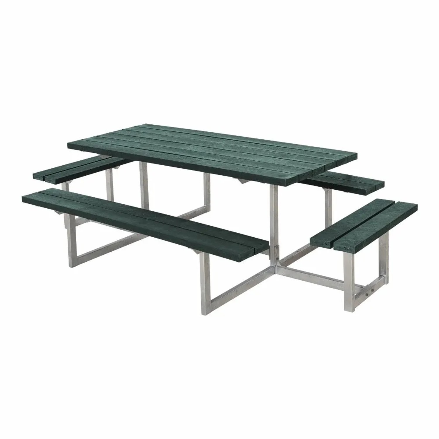 PLUS Gartenmöbel-Set Basic 260 cm mit 2 Anbausätzen Retex Grün