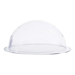 HMF 46735 Halbkugel aus Acryl mit Krempe DIY Acrylhaube Durchmesser 35 cm Transparent