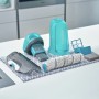 Zubehör für Leifheit Akku-Saugwischer Regulus Aqua PowerVac Reinigungsgerät, diverse Filter und Bürsten.