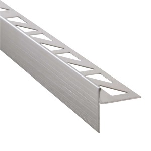 Dalsys Gefällekeil 98cm x 10mm Links Edelstahl Silber für Begehbare Dusche