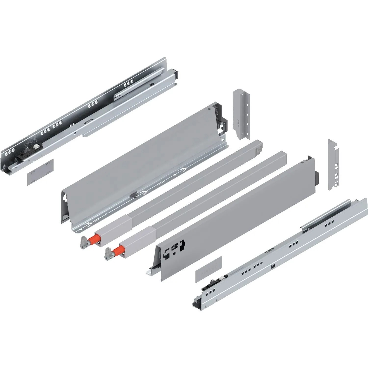 Blum C-Reling Tandembox antaro Vollauszug 450 mm 65 kg Grau 1 Paar