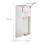Relaxdays Desinfektionsspender Aluminium Silber 2er Set 28 cm x 8 cm x 15 cm 0,5 kg_4