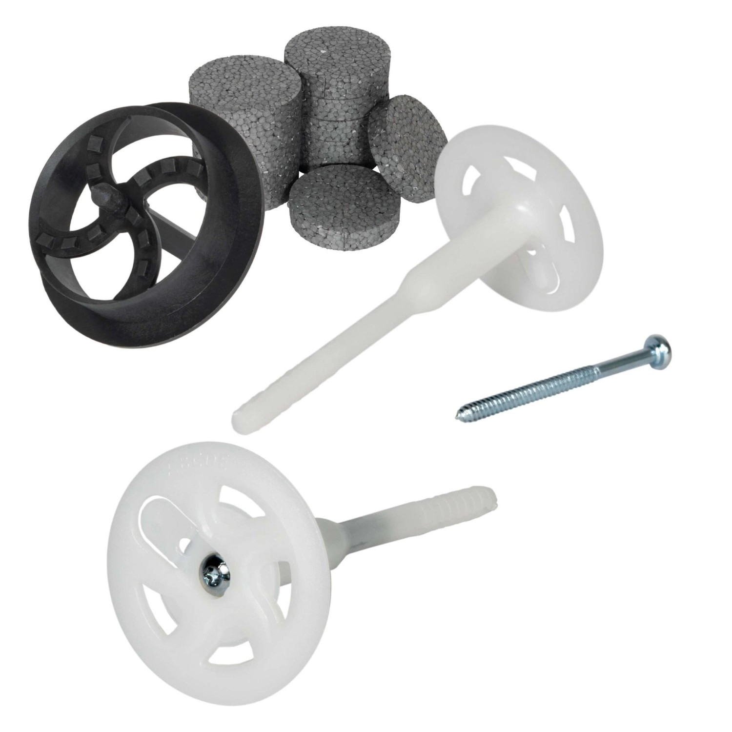 PROTEKTOR 600x Dämmstoff-Schraubdübel Set Ø8x180mm inkl. 600x Rondelle + Fr günstig online kaufen