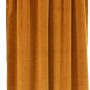 OBI Vorhang Mustard, 2er-Set, 135x250 cm. Blickdichter Fenstervorhang mit Tunnelzug in Senfgelb.