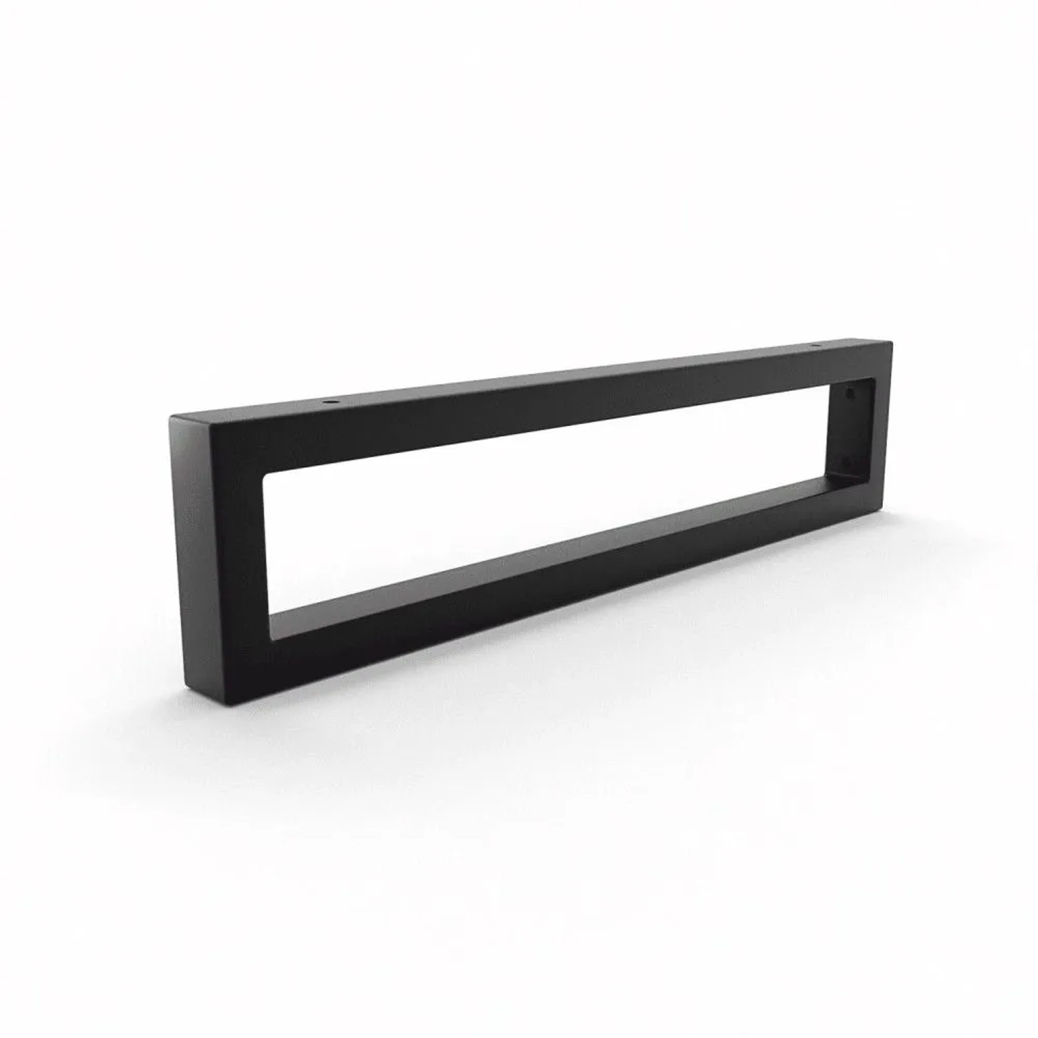 HEVVA Waschtischhalterung RHEIN 10 cm Hoch 45 cm Tief 1 Halter Schwarz