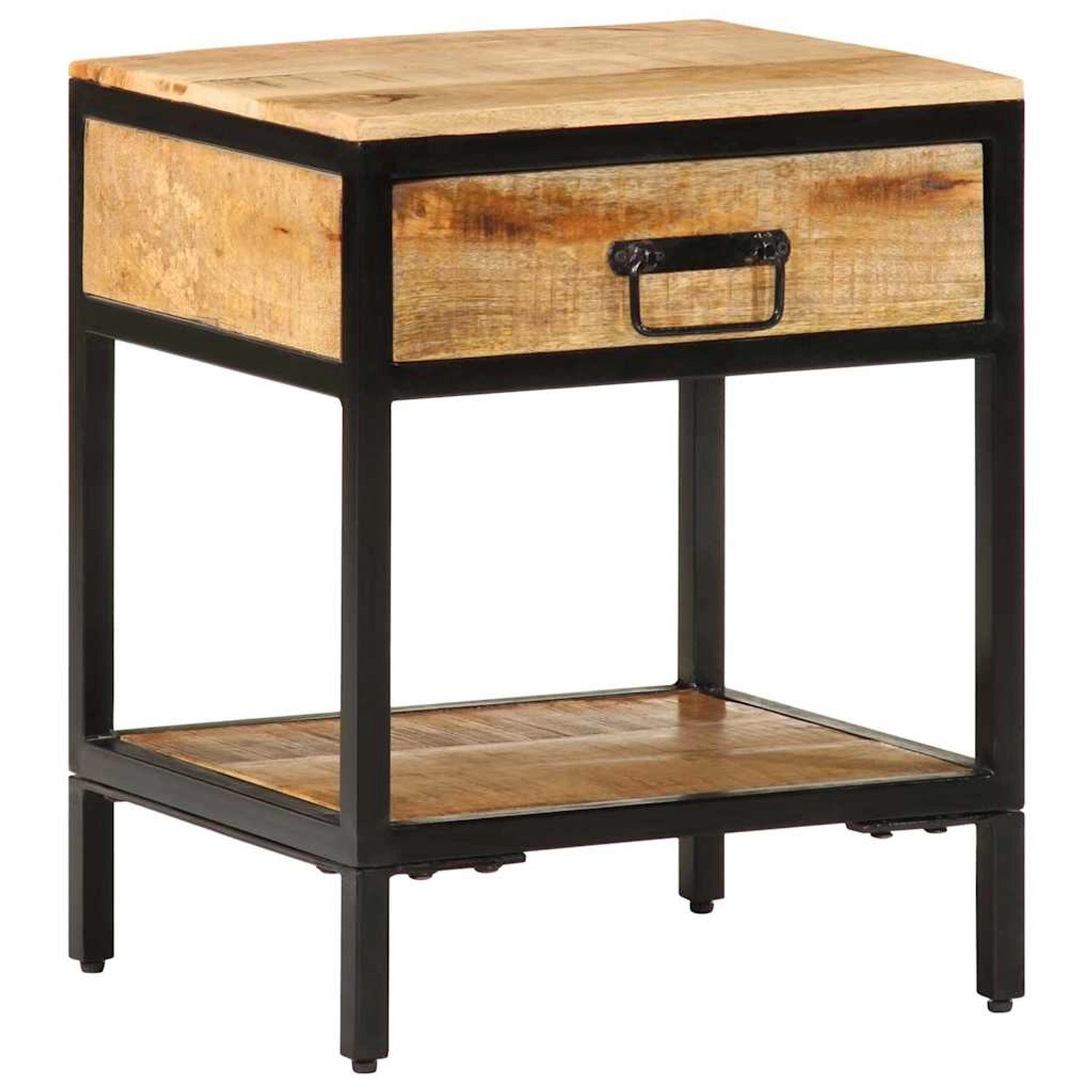 vidaXL Nachttisch Braun 40 x 35 x 50 cm Massivholz Mango 374088 günstig online kaufen