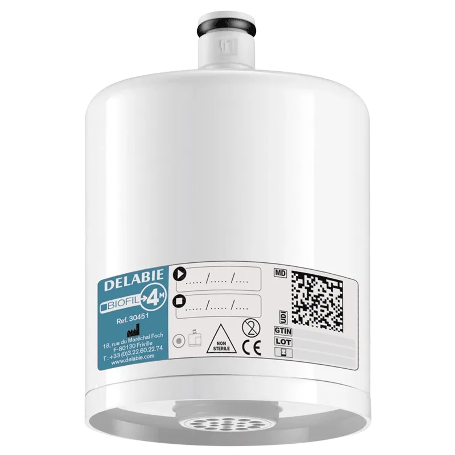 Delabie BIOFIL 4M Filter für Waschtisch non-steril, zentrierter Strahl, 10 Stück