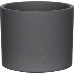 Mica Decorations Übertopf Era, Ø 15 cm, grau, matte Keramik für Zimmerpflanzen.