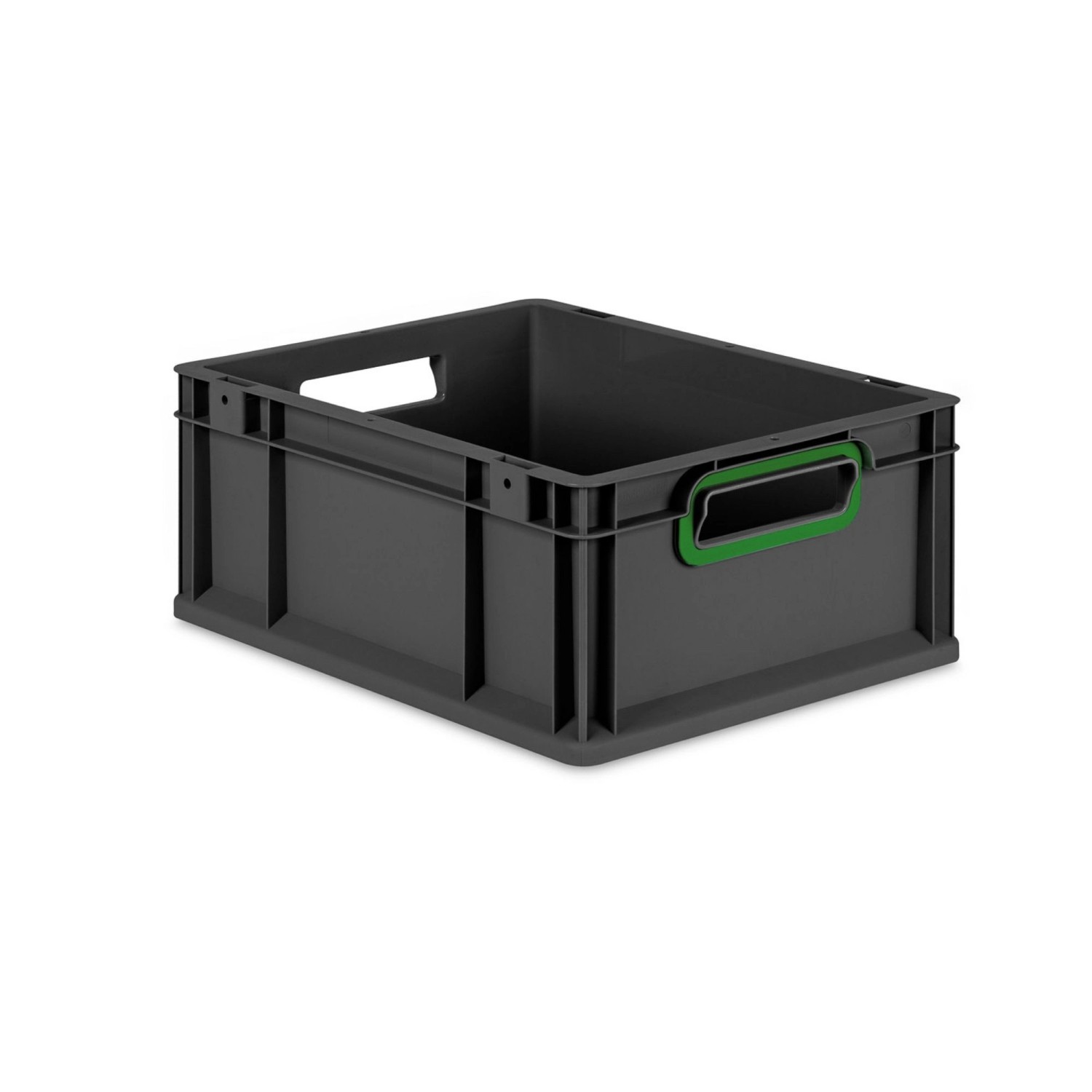 PROREGAL Eurobox Nextgen Color HxBxT 17x30x40cm 16 Liter Griffe Grün Offen günstig online kaufen