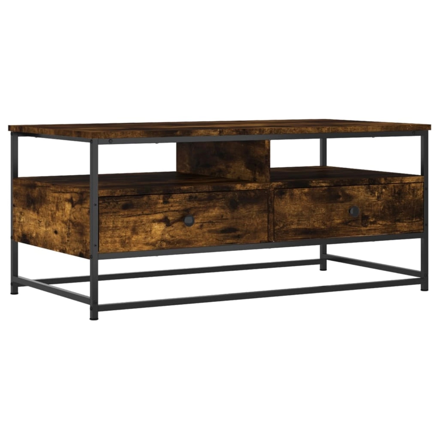 vidaXL Couchtisch Räuchereiche 100x51x45 cm Holzwerkstoff 835286 günstig online kaufen
