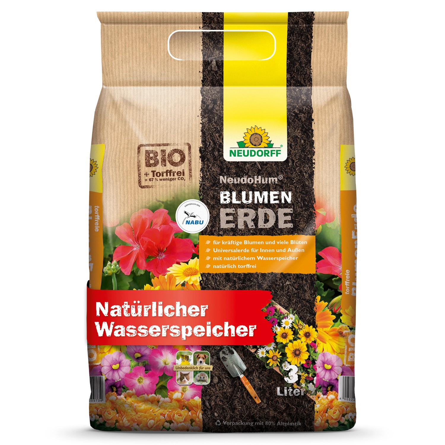 Neudorff NeudoHum BlumenErde  3 l