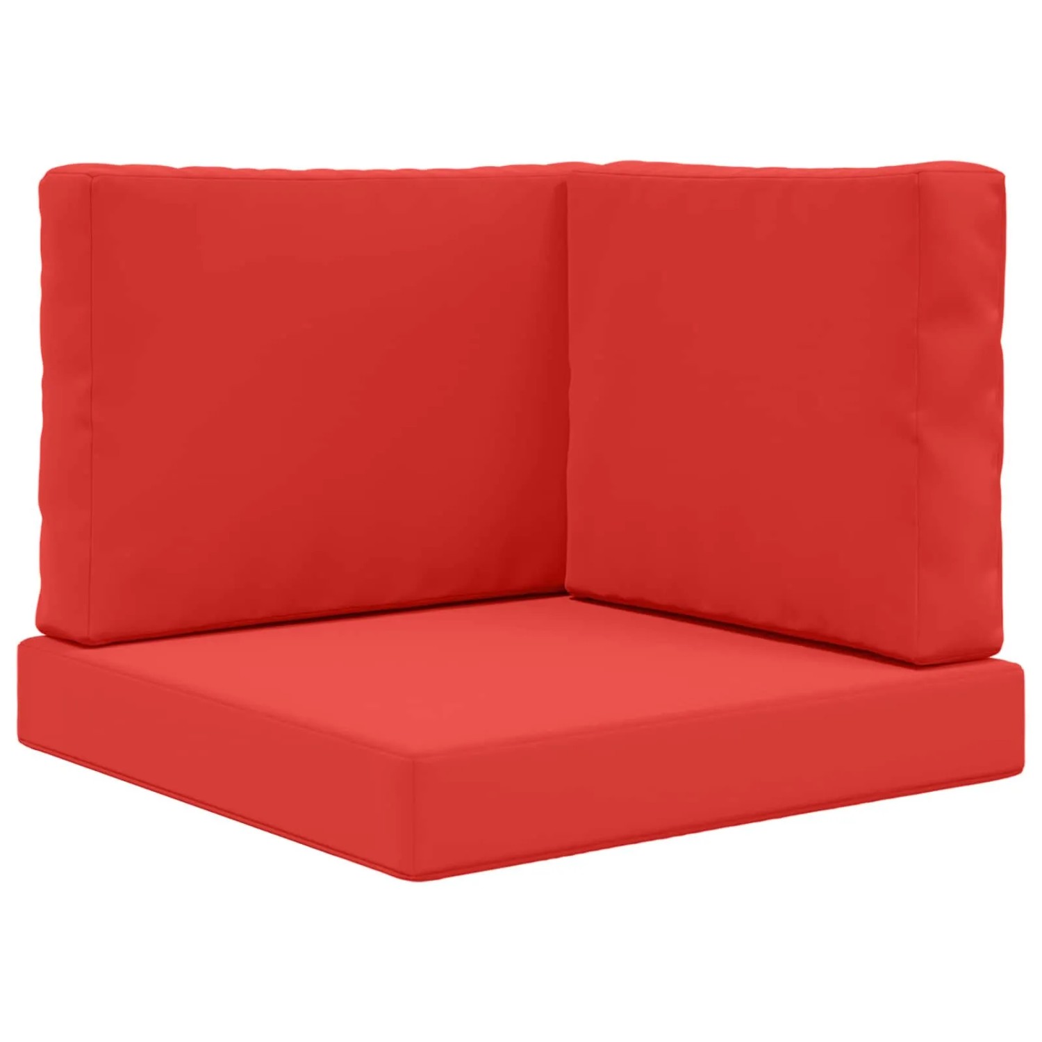 vidaXL Sofakissen für Draußen 3-Tlg Rot Polyester 900750