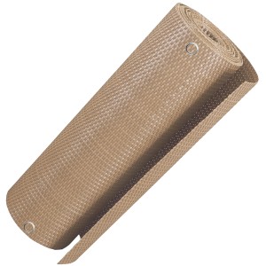 NYVI Balkon Sichtschutz Beige, 300x90cm, aus Polyrattan mit Metallösen für Zaunbau & Sichtschutz.