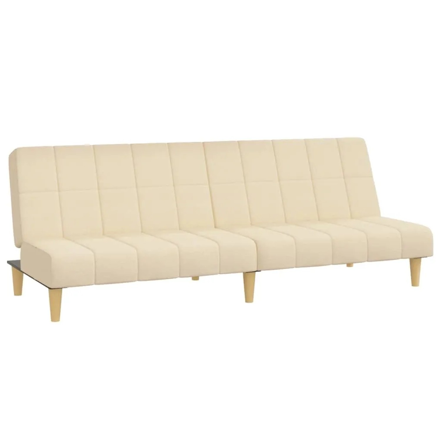 vidaXL Schlafsofa 2-Sitzer Creme Stoff 375829 günstig online kaufen